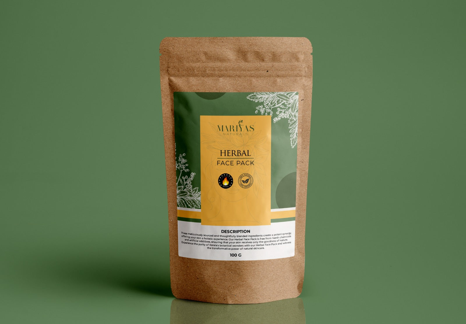 HERBAL FACE PACK – Mariyas Naturals