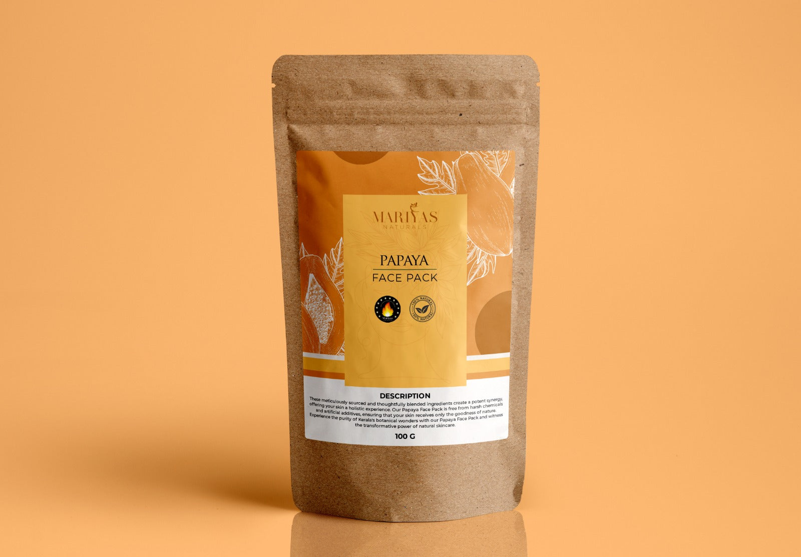 PAPAYA FACE PACK – Mariyas Naturals