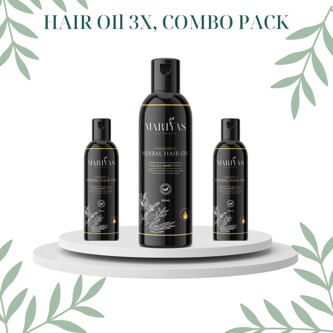 HAIR OIL 3X, COMBO PACK